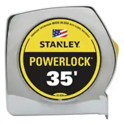 STANLEY POWERLOCK 35 FT STEEL TAPE MEASURE - Arlington Coal & Lumber