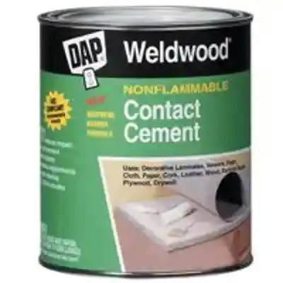DAP WELDWOOD NON-FLAMMABLE CONTACT CEMENT GALLON (25336) GREEN - Arlington Coal & Lumber