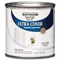 Main 1 - PAINT ACRY LATEX GLO WHT 1/2PT - Arlington Coal & Lumber