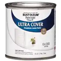 Main 1 - PAINT ACRY LATEX GLO WHT 1/2PT - Arlington Coal & Lumber