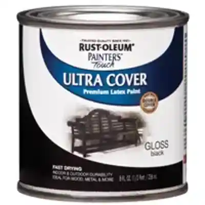PAINT ACRY LATEX GLO BLK 1/2PT - Arlington Coal & Lumber