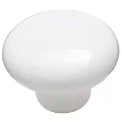 1-1/4" WHITE CERAMIC KNOB 232WHT - Arlington Coal & Lumber