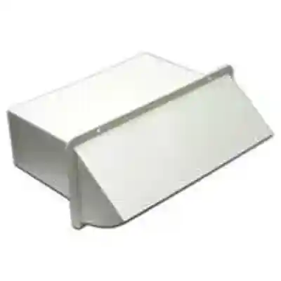 LAMBRO WALLCAP W/DAMPER PLSTC WHT (1170W) - Arlington Coal & Lumber