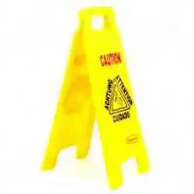 SIGN CAUTION FLOOR 25IN - Arlington Coal & Lumber