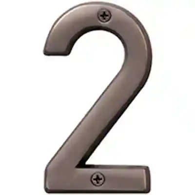 NUMBER HOUSE 2 SB 4IN OLD BRZ - Arlington Coal & Lumber