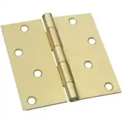 HINGE DOOR SQ 4X4IN SAT BRS - Arlington Coal & Lumber