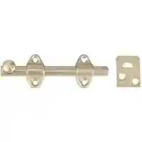 Main 1 - 763550 SURFCE BOLT 4IN SAT BRS - Arlington Coal & Lumber