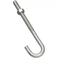 Main 1 - 232926 J BOLT 5/16X5 ZINC BOLT J-HOOK 5/16X5IN ZINC - Arlington Coal & Lumber