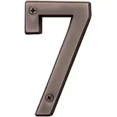 NUMBER HOUSE 7 SB 4IN OLD BRZ - Arlington Coal & Lumber