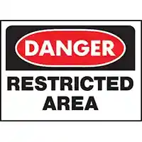 Main 1 - SIGN OSHA DANGER RESTRCTEDAREA - Arlington Coal & Lumber