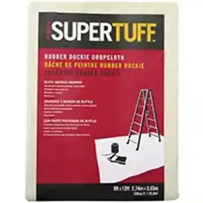 TRIMACO 9 X 12 FT RUBBER DUCKIE BUTYL DROPCLOTH (80201) RED - Arlington Coal & Lumber