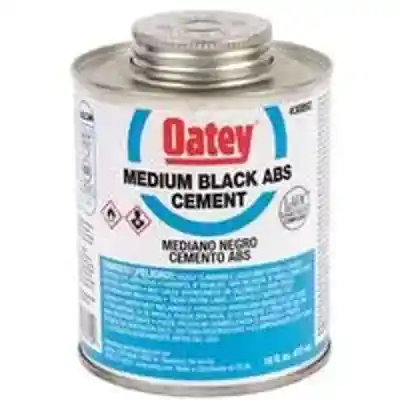 OATEY CEMENT ABS MED BLACK 4OZ - Arlington Coal & Lumber