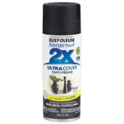 2X FLAT BLACK SPRAY PAINT 12 OZ (334020/249127) - Arlington Coal & Lumber