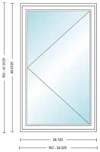 Main 1 - ANDERSEN C135L  WHT CSMT UNIT HIGH PERF LOW E4 INSUL GLASS #1309411 - Arlington Coal & Lumber