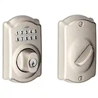 ELECTRONIC DEADBOLT STN NICKEL - Arlington Coal & Lumber