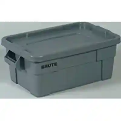 TOTE 20 GALLON WITH LID GRAY - Arlington Coal & Lumber