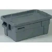 Main 1 - TOTE 20 GALLON WITH LID GRAY - Arlington Coal & Lumber
