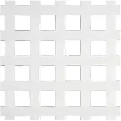 4' X 8' WHITE PVC LATTICE PANEL,  SQUARE PATTERN,  "PRIVACY" 1-3/4" SPACING (73004051) - Arlington Coal & Lumber