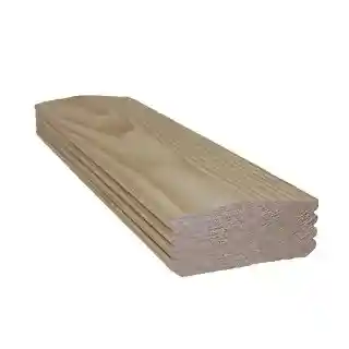 Main 1 - 2 X 4 CVG DOUGLAS FIR KD "TOP RAIL" PEAKED TOP W/BEAD SIDE ** 13 FT ** - Arlington Coal & Lumber