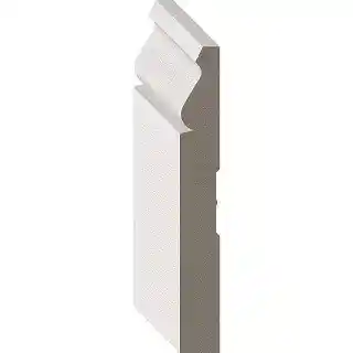 Main 1 - 9/16" X 5-1/4" MDF SPEED BASE PRIMED WHITE 16 FT - Arlington Coal & Lumber