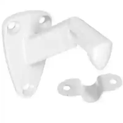 327627 MPB112 HANDRAIL BRKT WH HANDRAIL BRACKETS WHT - Arlington Coal & Lumber
