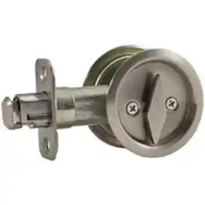 N350-363 V1954  ROUND POCKET DOOR LATCH - Arlington Coal & Lumber